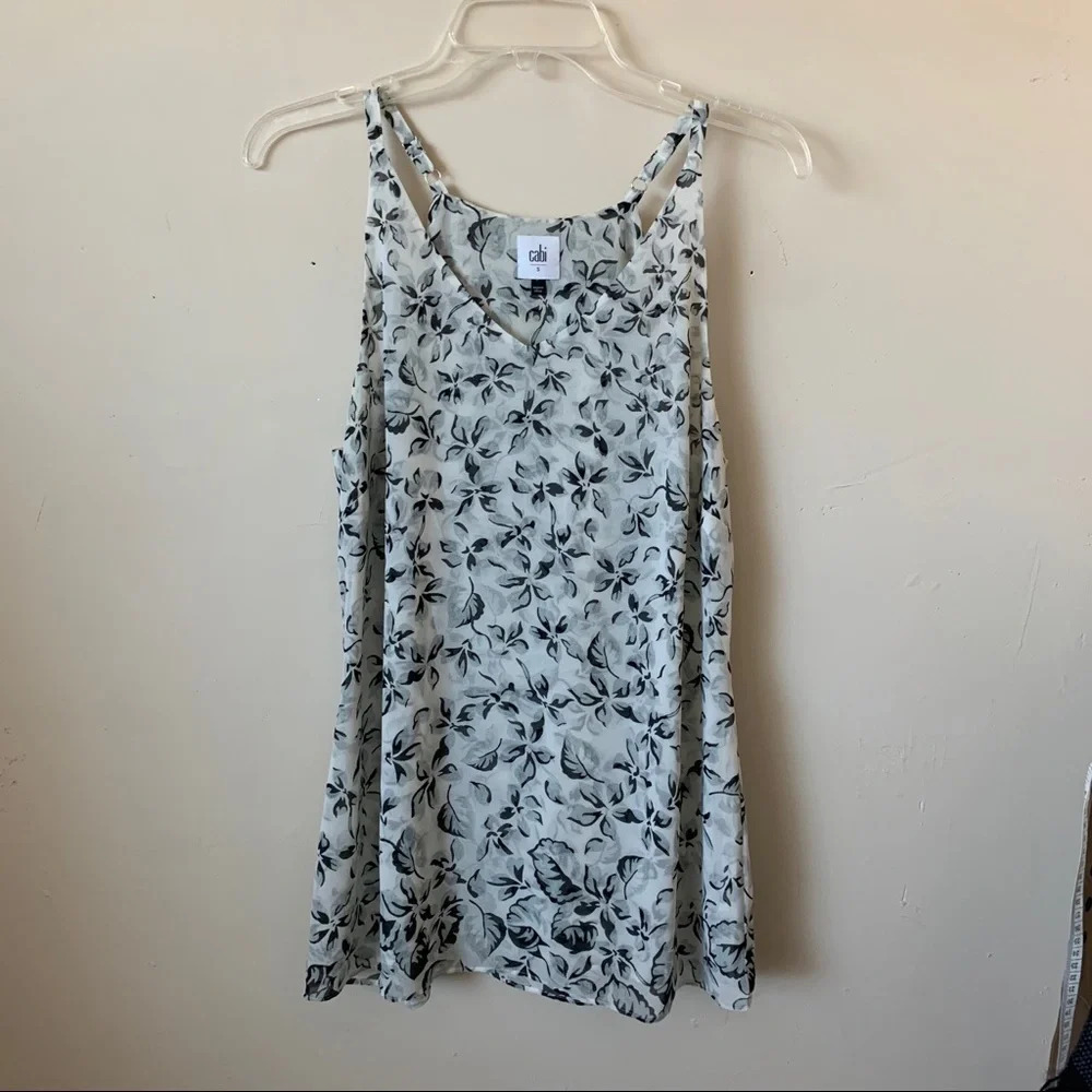 CAbi Moody Floral Terrace Cami #5212 size S